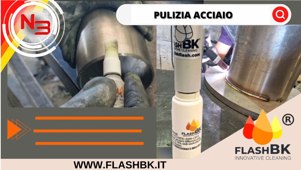 Flashbk n3 pulizia e saldatura acciaio 